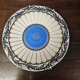 Piatto ceramica pregiata decorato riccardo gatti