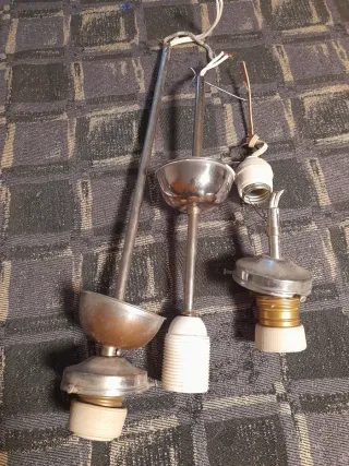 Supporti vintage lampade sospensione metallo