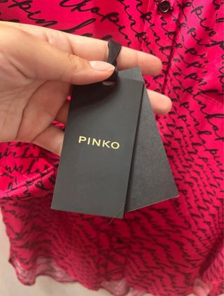 Camicia Pinko fantasia scritte