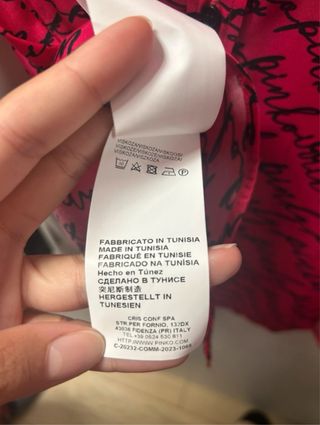 Camicia Pinko fantasia scritte