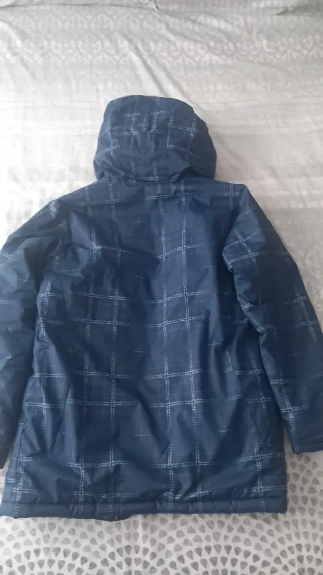 Anorak Columbia Mujer Azul y Blanco