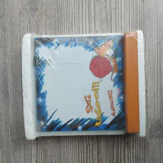 Portafoto con disegno gattino e gomitolo