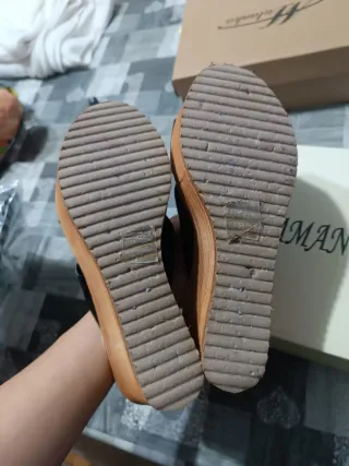 Sandali K&I Shoes N.37 Nero/Marrone