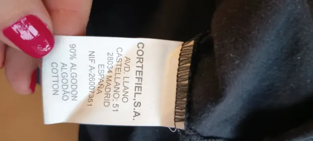 Camiseta Pedro del Hierro Negra