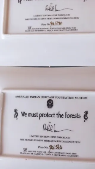 6 Piatti da Collezione Franklin Mint