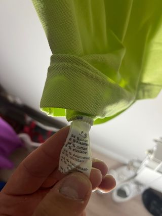 Polo Lacoste Verde Neón – Talla S