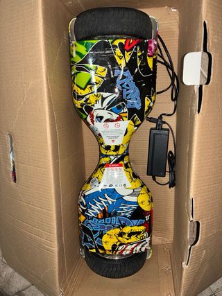 Hoverboard con diseño graffiti