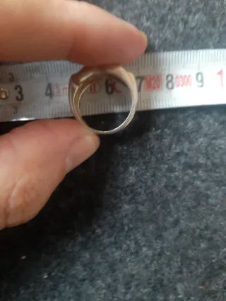 Anillo Plata Geométrico Moderno