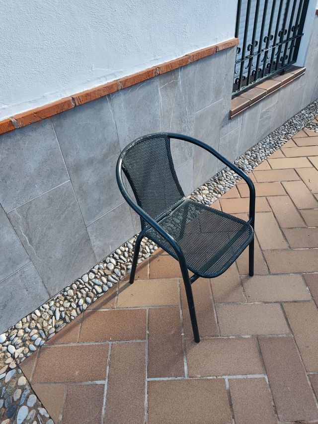 13 Sillas de Hierro Verdes