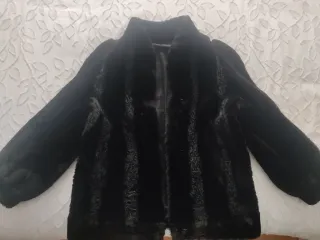 Abrigo Piel Mutón Negro Escucho ofertas