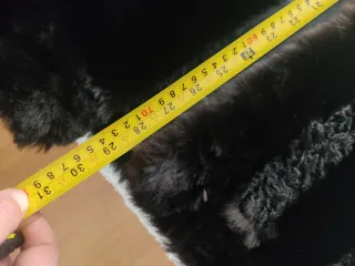 Abrigo Piel Mutón Negro Escucho ofertas