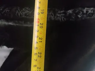 Abrigo Piel Mutón Negro Escucho ofertas