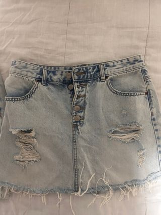 Mini faldas vaqueras S/36