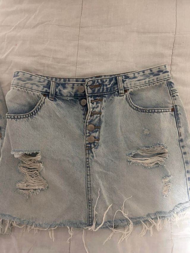 Mini faldas vaqueras S/36