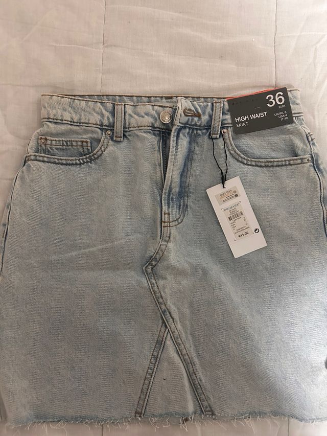 Mini faldas vaqueras S/36