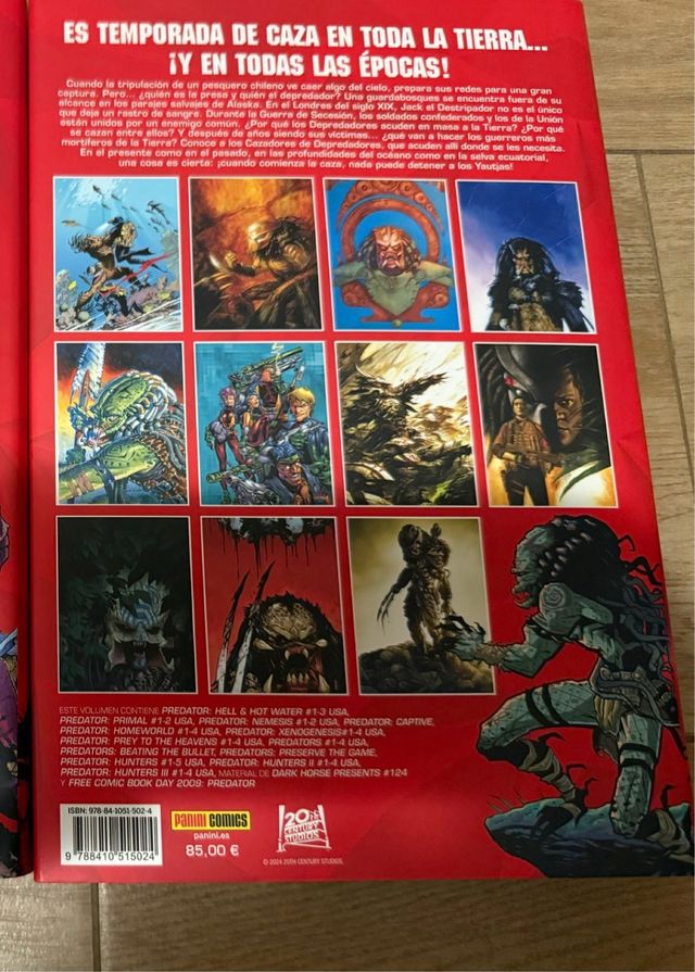 Predator la etapa original Marvel Ómnibus Tomo 2.