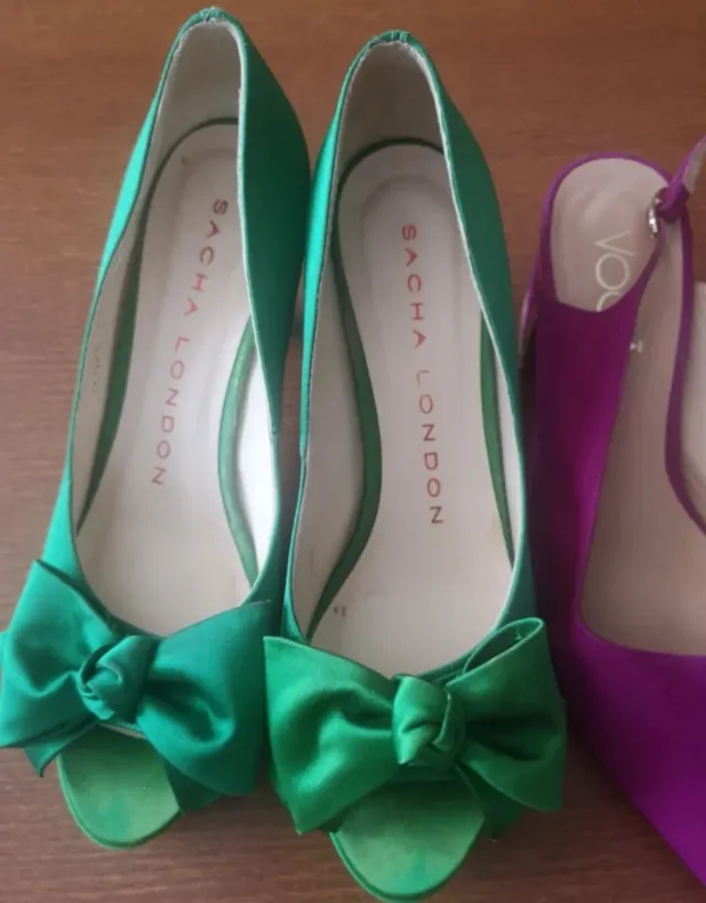 Zapatos Sacha London Verdes y Morados