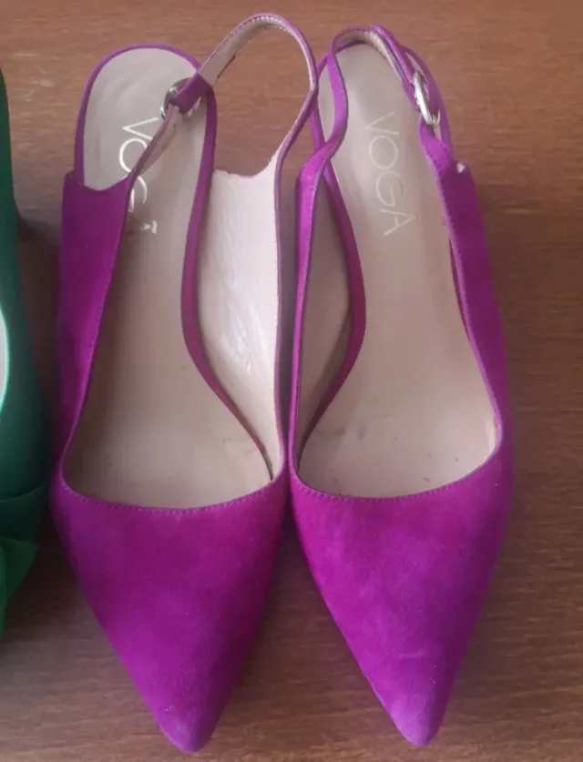 Zapatos Sacha London Verdes y Morados