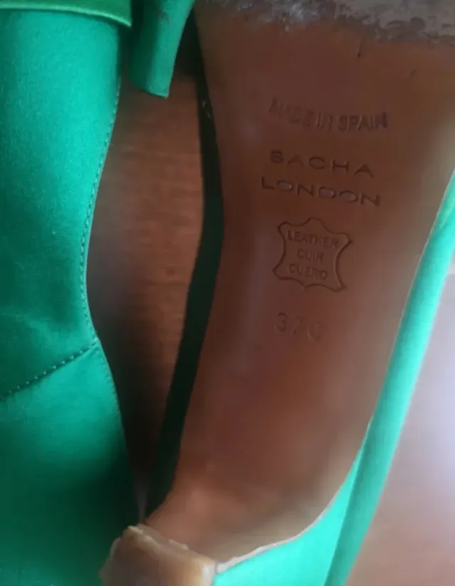 Zapatos Sacha London Verdes y Morados