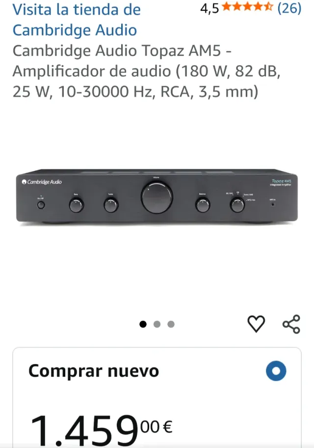 Amplificador Cambridge Audio Topaz AM5