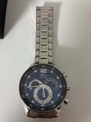 Reloj Lotus Negro Caja y Eslabones