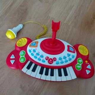 Teclado Juguete Musical con Micrófono