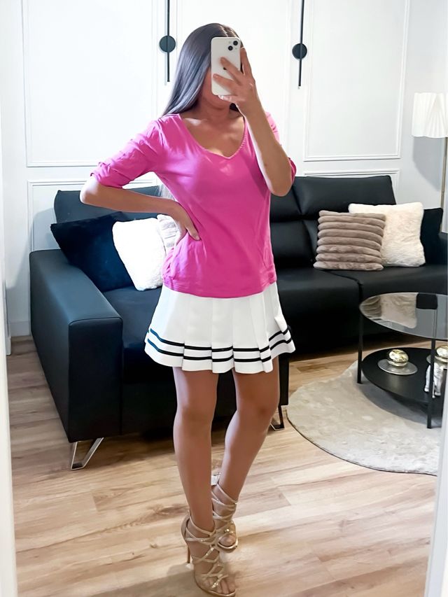 Camiseta Ralph Lauren Rosa Talla L