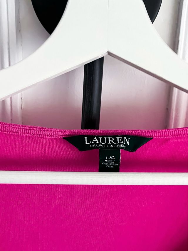 Camiseta Ralph Lauren Rosa Talla L