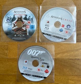 Lotto 3 Giochi PS3 - Solo Dischi