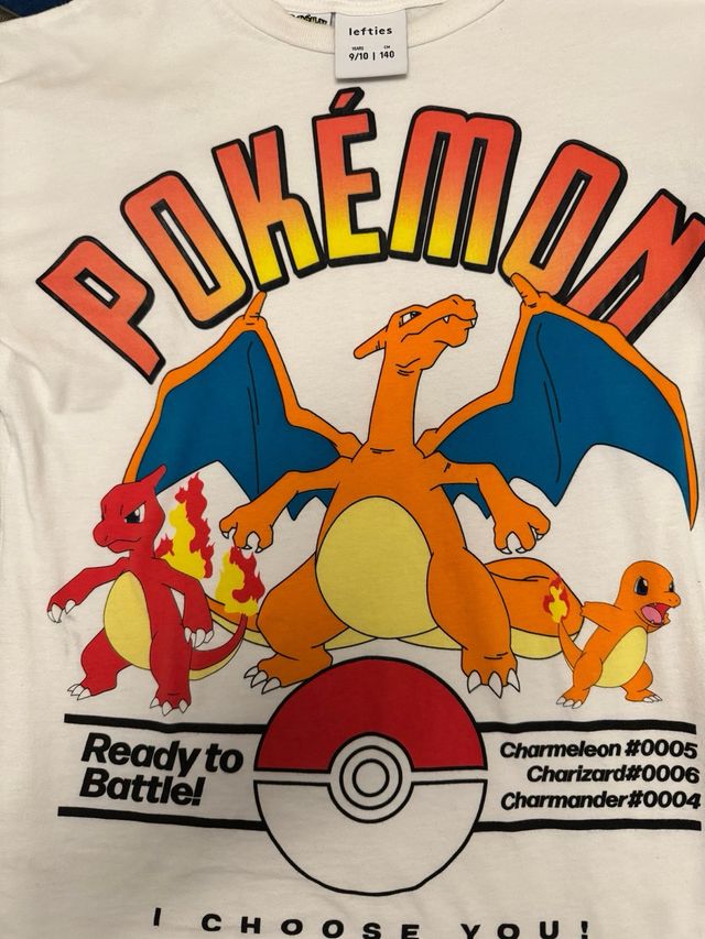 2 Camisetas Pokémon