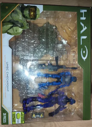 Figuras World of Halo Spartan y Elite + Accesorios