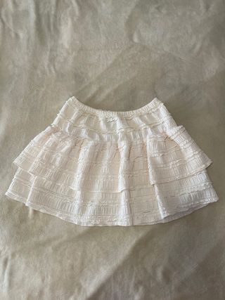 Falda blanca, talla XS.