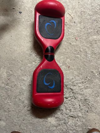Hoverboard Rojo con Diseño Azul