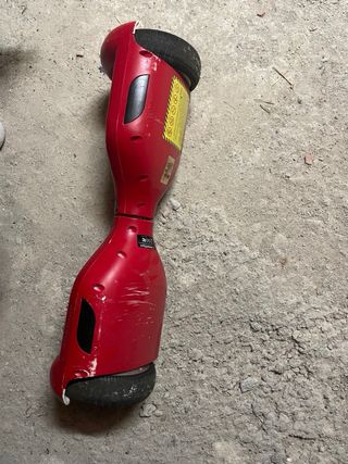 Hoverboard Rojo con Diseño Azul