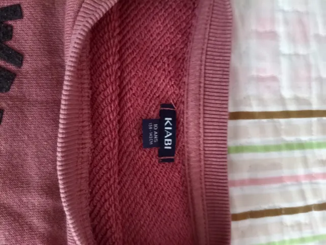 Sudadera niña Kiabi con estampado cebra