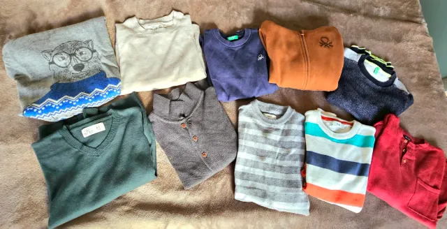 Lote 10 jerséis niño