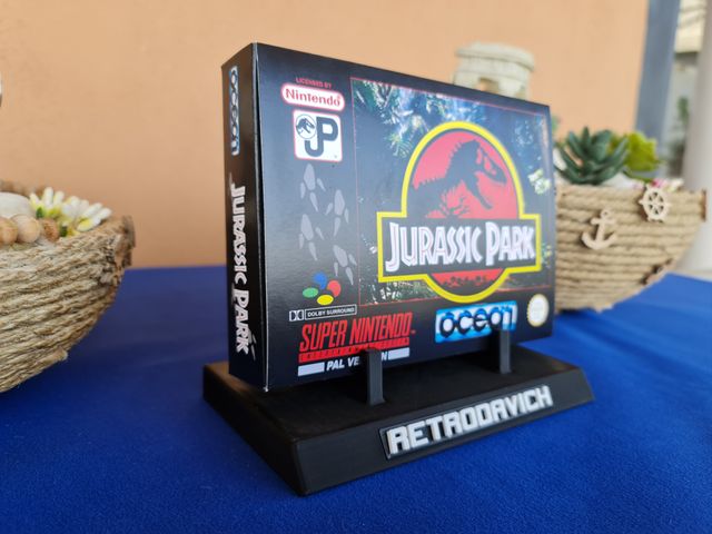 Caixa de Substituição Jurassic Park Super SNES