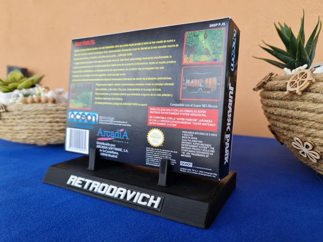 Caixa de Substituição Jurassic Park Super SNES