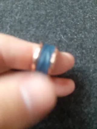 Anillo Luca Lorenzini plata bañado Oro