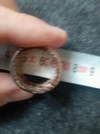 Anillo Luca Lorenzini plata bañado Oro