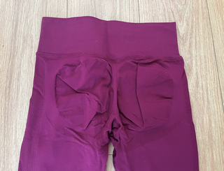 Mallas leggins deportivos mujer morados gym