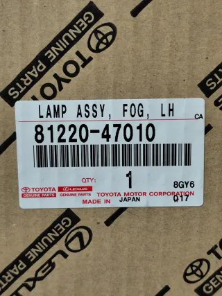 Faro Antiniebla Izquierdo Toyota 81220-47010