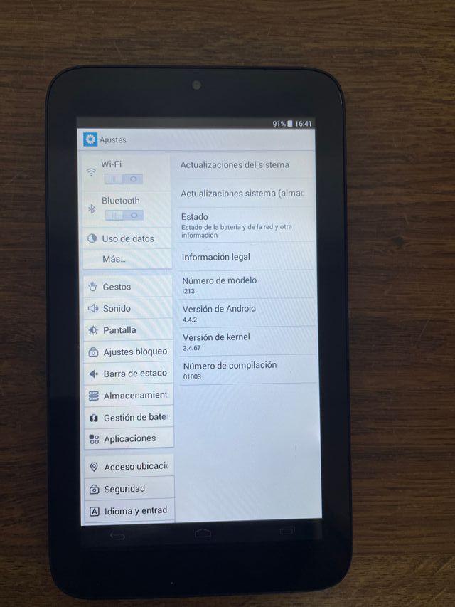 Tablet 7 Android Alcatel One Touch Nero