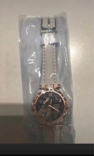 Reloj Mujer Blanco y Dorado MSCXDK Nuevo
