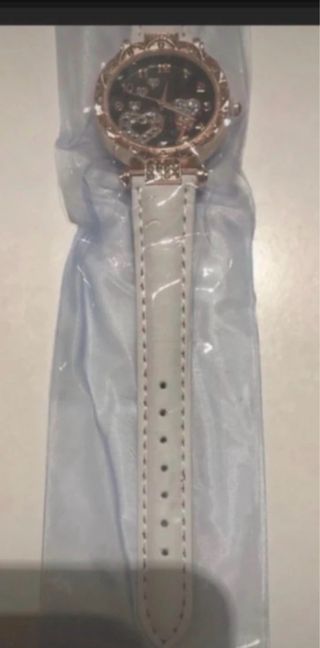 Reloj Mujer Blanco y Dorado MSCXDK Nuevo