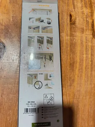 Estor Veneciana Azul Plástico