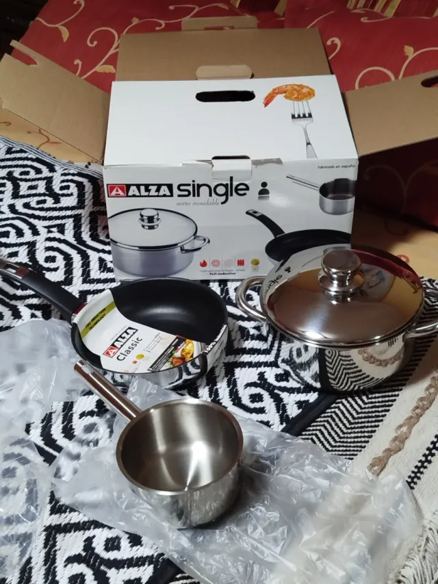 Juego Batería Cocina ALZA Acero Inoxidable