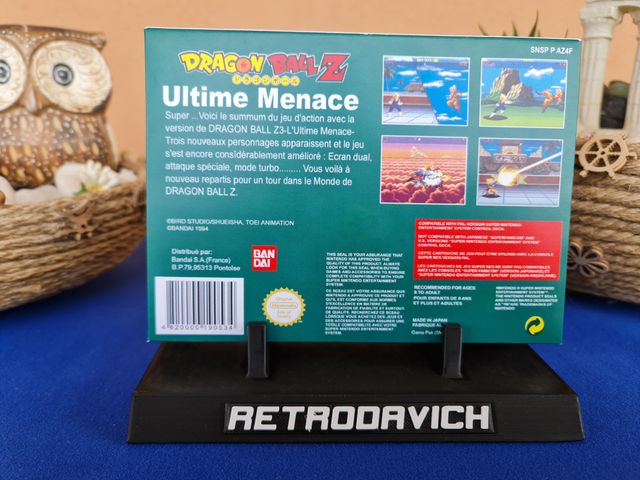 Caixa de Substituição Dragon Ball Z Ultime Menace SNES