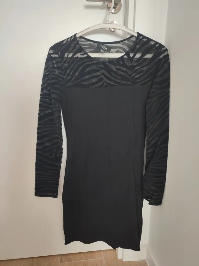 Vestido Mango Negro S