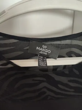 Vestido Mango Negro S